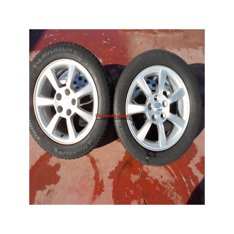 LLANTAS ORIGINALES JAGUAR R16X6,5 ANCLAJE 5X120 NEUMATICOS MICHELIN 205